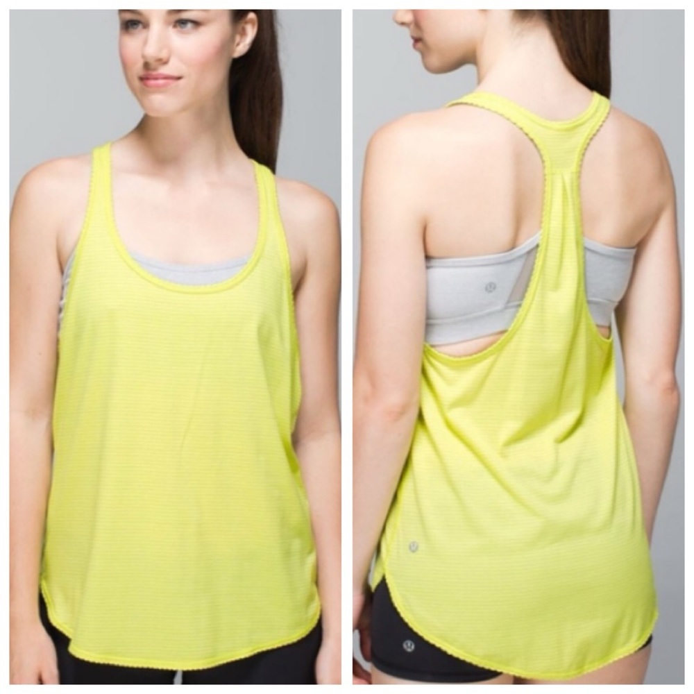 Lululemon 105 F Singlet *Silver Heathered Antidote